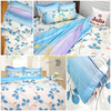 Bộ chăn ga gối drap giường 100% cotton sợi bông Hàn Quốc Julia 221