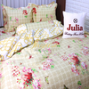 Bộ chăn ga gối drap giường 100% cotton sợi bông Hàn Quốc Julia 257
