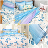 Bộ chăn ga gối drap giường 100% cotton sợi bông Hàn Quốc Julia 221BC