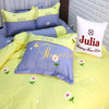 Bộ chăn ga gối drap giường 100% cotton sợi bông Hàn Quốc Julia 217