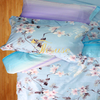Bộ chăn ga gối drap giường 100% cotton sợi bông Hàn Quốc Julia 254