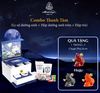 Combo Thanh Tâm (Ly sứ dưỡng sinh + Hộp dưỡng sinh tròn + Hộp trà)
