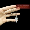 Con lắc cảm xạ thạch anh trắng tự nhiên – DVLCX03