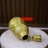 Hồ Lô Bát Quái Đồng Vàng Hoa Văn 30cm - MS3 - 1.4kg - PVN753