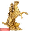 Tượng khỉ mã thượng phong hầu bằng đồng nguyên chất-21.5x21cm-1.4kg