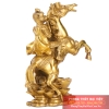Tượng khỉ mã thượng phong hầu bằng đồng nguyên chất-21.5x21cm-1.4kg