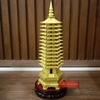 Tháp văn xương đồng nguyên chất 13 tầng loại đẹp 13.8x40cm - 4.15kg - PVN731