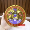 Gương Sơn Hải Trấn Đúc Nguyên Khối Màu Đồng 18cm-650g-PVN775