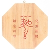 gương bát quái gỗ đào cầu lõm