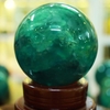 Quả cầu flourite tự nhiên ĐK 8.2cm - 0.9kg - MTA109