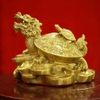 Long quy cõng con đồng nguyên chất 10.5x7x8.5cm - 400g
