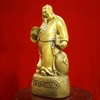Tượng ông quản gia đồng nguyên chất Việt cao 22cm