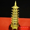 Tháp văn xương đồng 7 tầng 38x13cm-2.5kg