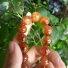 vòng tay thạch anh tóc nâu đặc