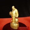 Tượng ông quản gia đồng nguyên chất cao 16.5cm -A