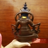 Tượng Hoàng Thần Tài đồng nguyên chất - 21x18cm-1.8kg