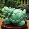 Long quy thạch anh xanh 16x10x10cm - 2.19kg-MTB315