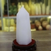 Trụ đá thạch anh trắng đục 16x6cm-1kg-MTA375