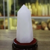 Trụ đá thạch anh trắng đục 15.5x6.5cm-0.95kg-MTA378