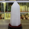 Trụ đá thạch anh trắng đục 22.5x9cm-2.8kg-MTA384
