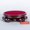 Đế Gỗ Tròn Lót Nhung Đỏ Đường Kính 6cm - 24cm