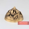 Núi xông trầm hương bằng đồng nguyên chất-13x5.6cm-470g
