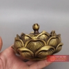 Xông trầm hoa sen đồng nguyên chất 10.5x6cm - 400g