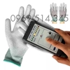 Găng tay chống tĩnh điện sợi carbon phủ PU lòng bàn tay