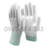 Găng tay chống tĩnh điện sợi carbon phủ PU lòng bàn tay