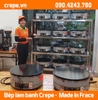 Máy làm bánh Crepe chuyên dụng - Made in France - Roller Grill 400CSE
