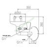 Bồn rửa mắt khẩn cấp UK302A