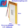 Pin Li-ion 3.7V 4000mA 605590P