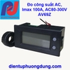 Đồng Hồ Đo Dòng Áp Công Suất Mức Năng Lượng AC 100A