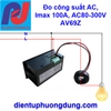 Đồng Hồ Đo Dòng Áp Công Suất Mức Năng Lượng AC 100A