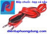 Dây 1m, Đầu bắp chuối - Kẹp cá sấu 3.5mm