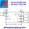 Mạch nguồn 220V - 12V 400mA