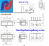 Cáp 9 - 2 đầu XH2.54-9P dài 30cm