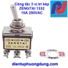 Công Tắc Gạt 1322 15A 250V On/ Off 4 Chân 3 Trạng Thái