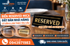 Biển Reserved Mica Đặt Bàn Nhà Hàng Có Sẵn & Làm Theo Yêu Cầu