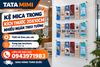 Kệ Để Tờ Rơi Mica 10x20cm Nhiều Ngăn treo tường