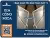 Kệ mica kẹp vách ngăn văn phòng – giải pháp chia thông tin gọn gàng.