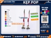 Kẹp pop mỏ vịt sắt 2 đầu