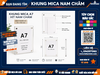 Khung mica hít nam châm A7?