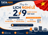 Lịch nghỉ lễ Quốc khánh 2/9/2026