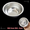 Bát inox 304 đường kính 8cm dùng trong nha khoa, spa