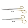 Kéo Kelly đầu thẳng/ cong 16cm TC/Gold