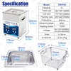Máy rung rửa siêu âm Ultrasonic Cleaner 2L - GS0102