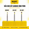 Mũi Khoan Kim Cương MANI BR Vàng Extra Fine Nhật Bản – Vỉ 5 Mũi