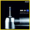 Mũi Khoan Kim Cương MANI BR Xanh Biển Standard Nhật Bản – Vỉ 5 Mũi