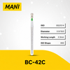 Mũi khoan kim cương Mani BC xanh lá Nhật Bản – Vỉ 5 Mũi